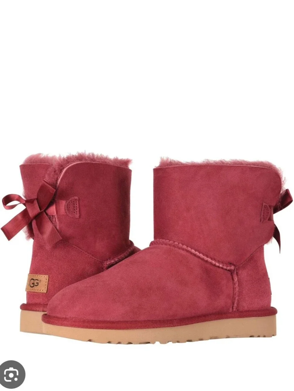 *Altered* Ugg Mini Bailey Bow Boots